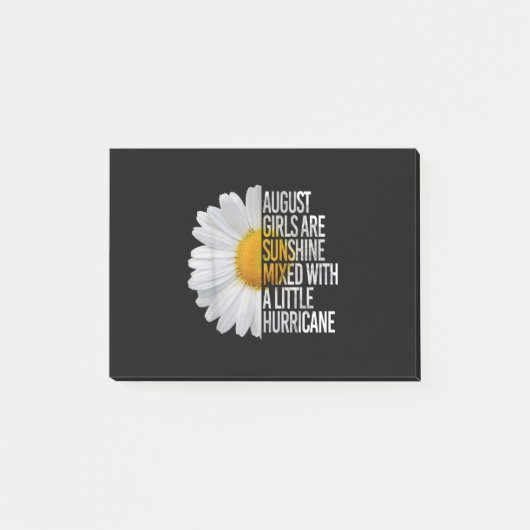 August Birthday Womens Gift Funny Quote Gift Post-it® Notes (Voorkant)