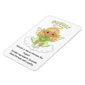August Birthstone Angel Blonde Premium Magnet Magneet (Linkerzijde)