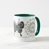 August Birthstone Butterfly Mok (Voorkant rechts)