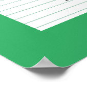 August Birthstone Peridot 18x24 Artwork Poster (Hoek)