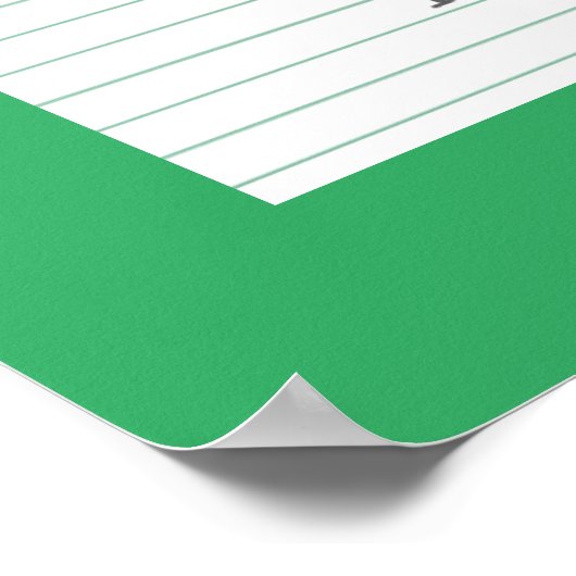 August Birthstone Peridot 18x24 Artwork Poster (Hoek)