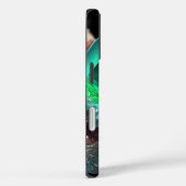 August Birthstone Peridot Abstract Neon Crystal Case-Mate iPhone Case (Achterkant / Rechts)