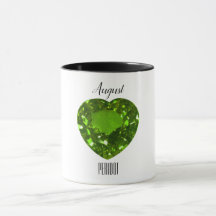 August Birthstone Peridot Edelstenen Kunst