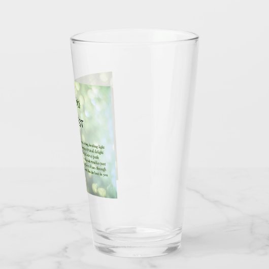 August Birthstone Peridot-ontwerp Glas (Links)