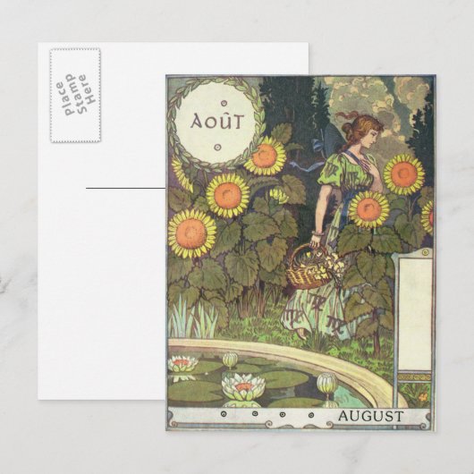 August Briefkaart (Voorkant / Achterkant)