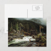 August Cappelen Waterfall in Telemark Briefkaart (Voorkant / Achterkant)