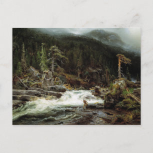 August Cappelen Waterfall in Telemark Briefkaart
