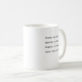 August Coffee mok Typografie Poetic Shining Stars (Voorkant rechts)