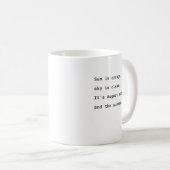August Coffee mok typografie Poetic Sky is duideli (Voorkant rechts)