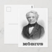 August Ferdinand Möbius Briefkaart (Voorkant / Achterkant)