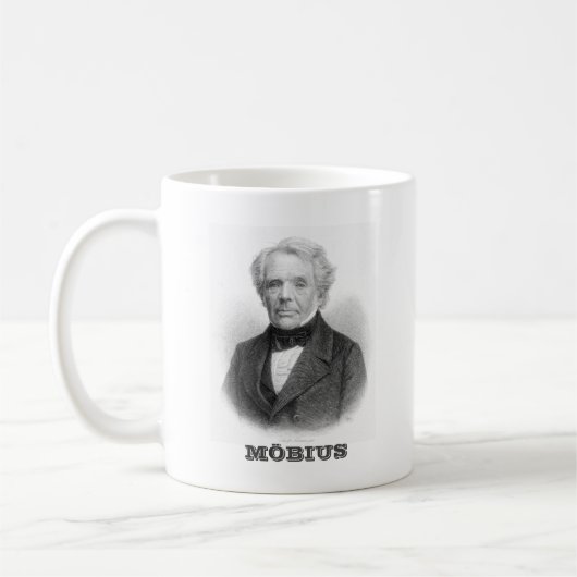 August Ferdinand Möbius Coffee Mok (Links)