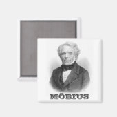 August Ferdinand Möbius Magnet (Voorkant / Achterkant)