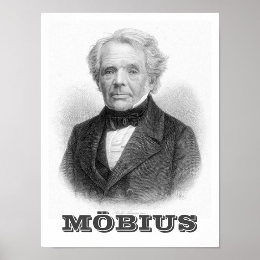 August Ferdinand Möbius Poster (Voorkant)