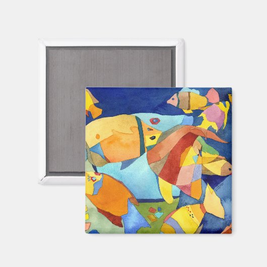 August Fish Magnet (Voorkant / Achterkant)