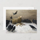 August Friedrich Albrecht Schenck Anguish Briefkaart (Voorkant / Achterkant)