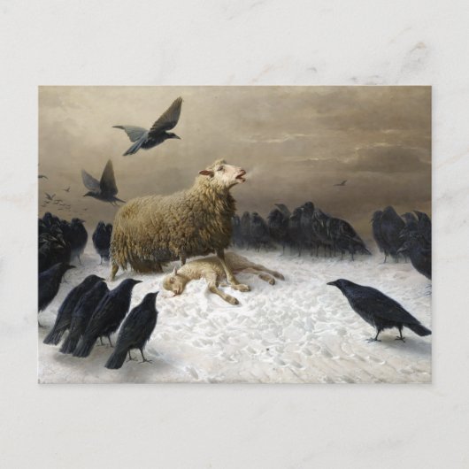 August Friedrich Albrecht Schenck Anguish Briefkaart (Voorkant)