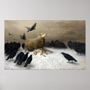 August Friedrich Albrecht Schenck Anguish Poster