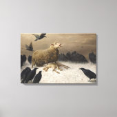 August Friedrich Schenck - Anguish Canvas Afdruk (Voorkant)