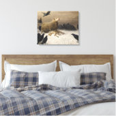 August Friedrich Schenck - Anguish Canvas Afdruk (Insitu (Slaapkamer))