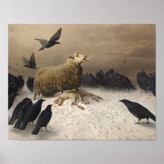 August Friedrich Schenck - Anguish Poster (Voorkant)