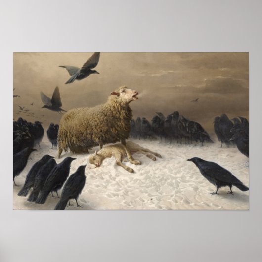 August Friedrich Schenck - Anguish Poster (Voorkant)