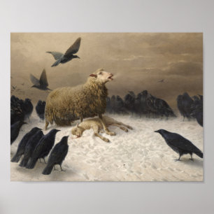 August Friedrich Schenck - Anguish Poster