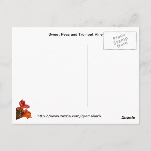 August Garden Briefkaart (Achterkant)