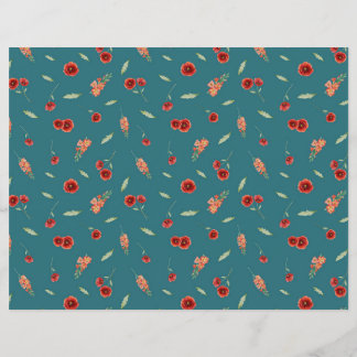 August Geboorte Bloemen Papaver Gladiolus Papier B