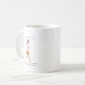 August Geboortemaand Meisje | Monogram Koffiemok (Voorkant links)