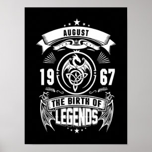 August Gift   1967 De geboorte van de legendes Poster