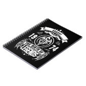 August Gift | 1974 De geboorte van de legendes Notitieboek (Linkerzijde)