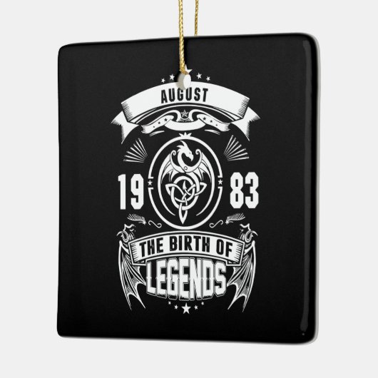 August Gift | 1983 De geboorte van de legendes Keramisch Ornament (Links)