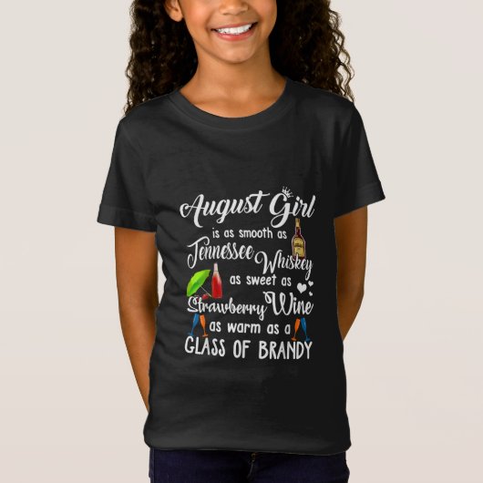 August Girl is glad als Tennessee Whiskey T-shirt (Voorkant)