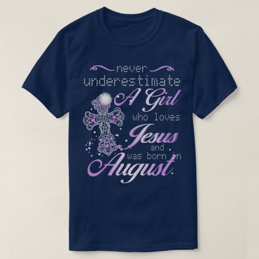 August Girl T-shirt (Design voorkant)