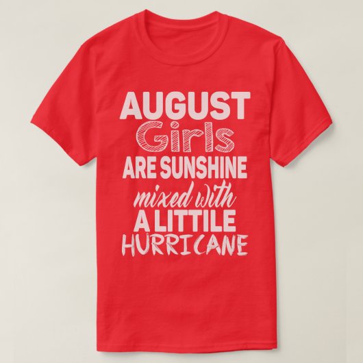 August Girls T-shirt (Design voorkant)