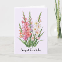 August Gladiolus Bloemen Groet