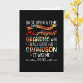 August Grandma, die echt van haar oma hield Kaart (Gele Bloem)