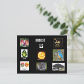 August Leo Verjaardagskaart Briefkaart (Staand voorkant)