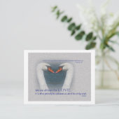 August Love Briefkaart (Staand voorkant)