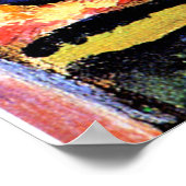 August Macke art, Huis in een landschap Poster (Hoek)