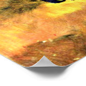 August Macke art: Vrouw in een groene jas, Poster (Hoek)