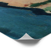 August Macke - Bonn Houses and Chimney 1911 Oil Poster (Hoek)