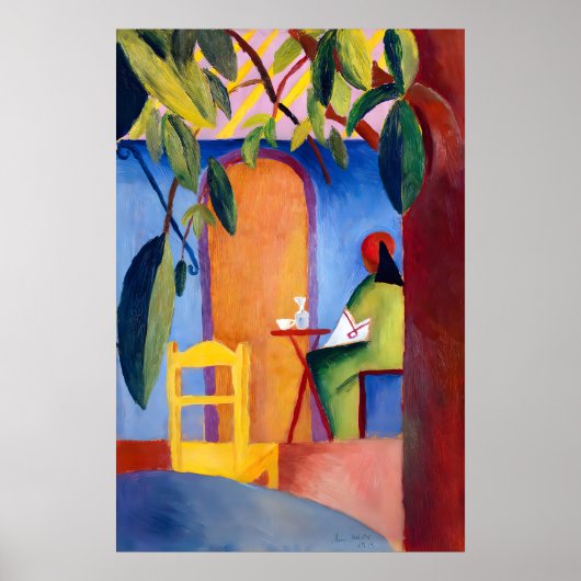 August Macke Café Bliss Art Print German (Voorkant)