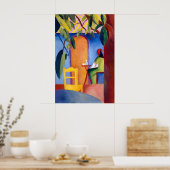 August Macke Café Bliss Kunstprint Duits Poster (Keuken)