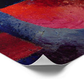 August Macke Colored Compositie of Forms Poster (Hoek)