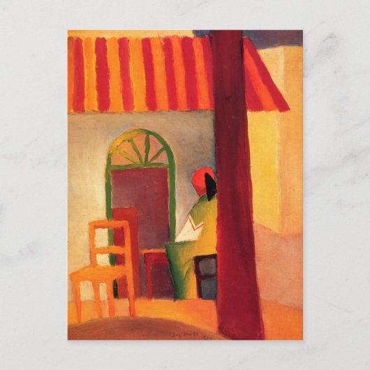 August Macke Colorful Briefkaart (Voorkant)