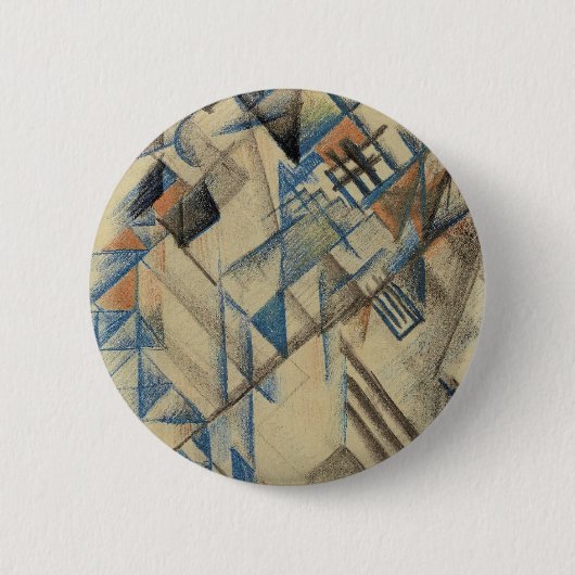 August Macke (Duits, 1887-1914) Ronde Button 5,7 Cm (Voorkant)