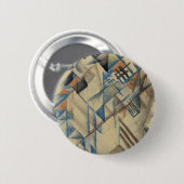 August Macke (Duits, 1887-1914) Ronde Button 5,7 Cm (Voorkant /achterkant)
