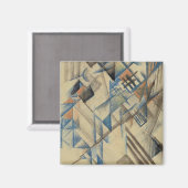 August Macke (Duitse nationaliteit, 1887-1914) Magneet (Voorkant / Achterkant)