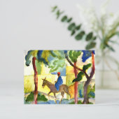 August Macke - Ezelrit Briefkaart (Staand voorkant)